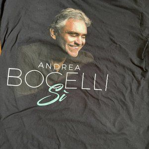 Andrea Bocelli Opera Concert Tour Si 2019 Extra Large T Shirt